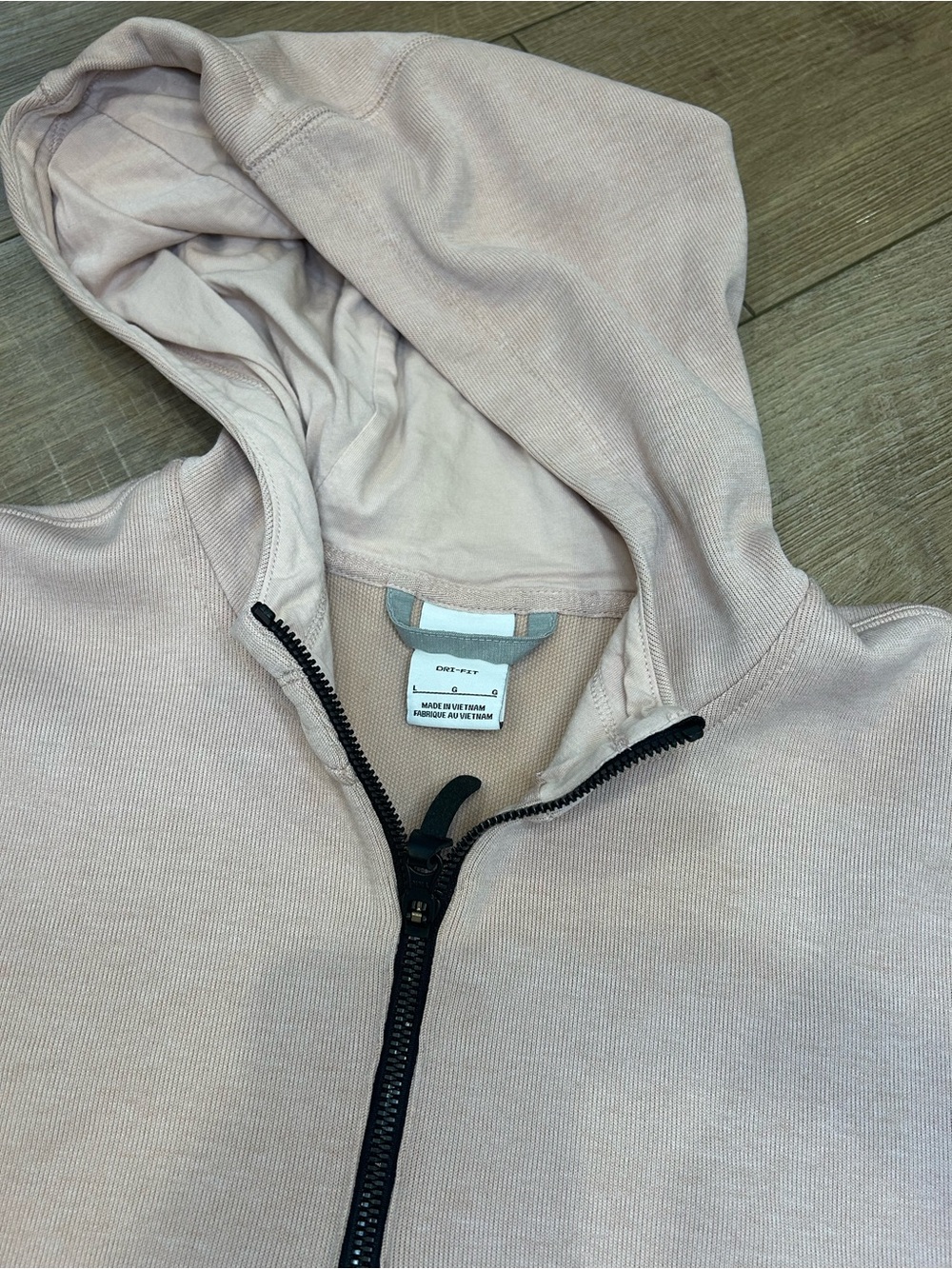 Nike Men's Dri-Fit Golf Hoodie - Light Pink *Like New* - Picture 2 of 4